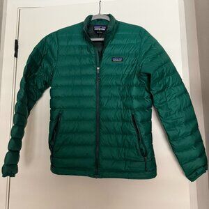 Patagonia Men’s Down Sweater Jacket Green SM Puffer Coat
